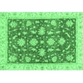 thumbnail image 1 of Ahgly Company Indoor Rectangle Oriental Emerald Green Traditional Area Rugs, 8' x 10', 1 of 4