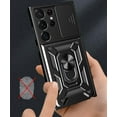 thumbnail image 6 of Case for Samsung Galaxy S23 Ultra (Not S23) with Slide Camera Cover, Military Grade Drop Protective Phone Cover Case with Ring Kickstand for Samsung Galaxy S23 Ultra 5G SJ Rose Gold, 6 of 9