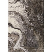 Art Carpet 841864116366 3 x 9 ft. Titanium Collection Geode Woven Area Rug, Gray
