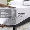 thumbnail image 4 of Juego Sábanas Solid Percale Polo One Liso 50% Algodón blanco Individual, 4 of 5