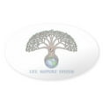 thumbnail image 1 of CafePress - Life Support Oval Sticker - Sticker (Oval), 1 of 1