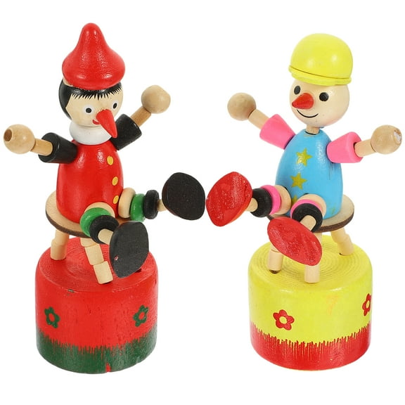 Hytrove Creative Clown Decor Art Lovers Desk and Window Display 2Pcs 4.3x1.6x1.6in