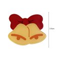 thumbnail image 3 of Alfileres de solapa navideños - Joyas navideñas para mujeres y hombres - Alfileres de celebración festiva, 3 of 6