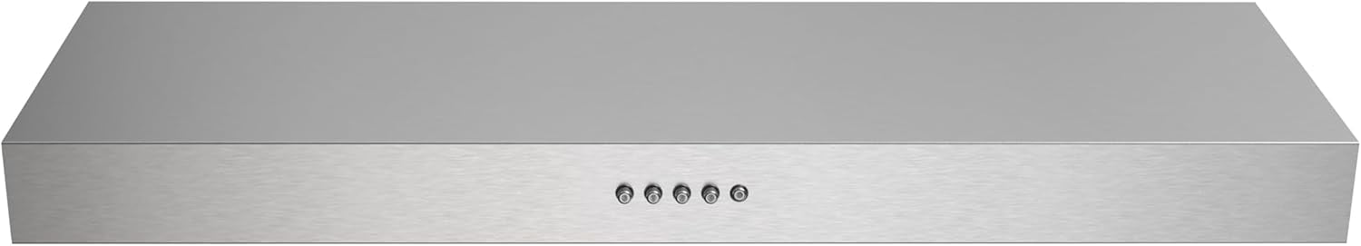 Streamline 30 in. Ardea Convertible Undermount 165 CFM Range Hood in Brushed Stainless Steel with Mesh Filters, Push Button Control, LED Lights