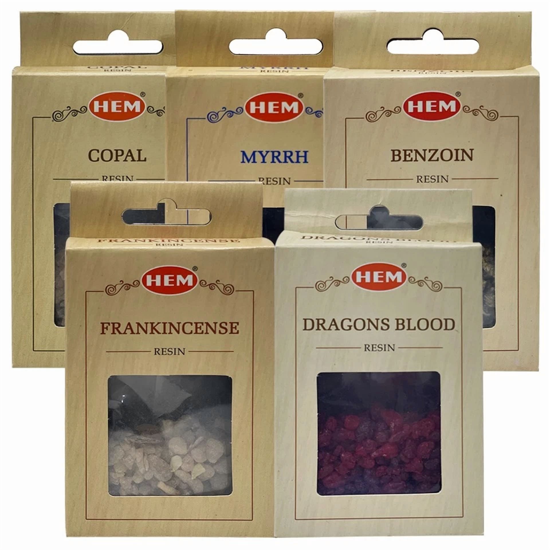 CIRCLE- Bulk Sale Tree Gum Resin Incense Myrrh Frankincense Copal Dragon Blood Benzoin