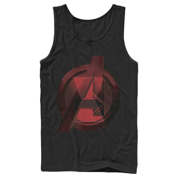 Men's Marvel Black Widow Avenger Symbol  Tank Top Black Small