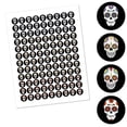 thumbnail image 2 of Big Dot of Happiness Day of the Dead - Sugar Skull Party Round Candy Sticker Favors - Labels Fits Chocolate Candy (1 Sheet of 108), 2 of 7