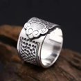 thumbnail image 4 of WIFKLSIIPG Retro Thai Silver Adjustable Open Ring, 4 of 5