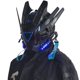 thumbnail image 4 of ¡Aprovecha las Ofertas Exclusivas!, Máscara de luces redondas con trenzas de alas, cambio de imagen, festival de música, máscara con luces LED, casco tecnológico Akmoler, 4 of 9
