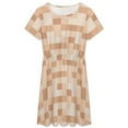thumbnail image 3 of Pixelated Nudity Censored Light Skin Dress Fashion Beach Short Sleeve Dresses Female Party Printed Sundress, 3 of 7