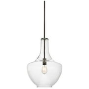Kichler Everly 19.75" Transitional 1 Light Olde Bronze Pendant Light with Clear Glass