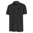 thumbnail image 2 of Men's Antigua Black Carolina Panthers Lush Polo, 2 of 3