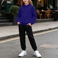 thumbnail image 5 of Boys Tracksuit Lightweight Pullover Hoodie and Drawstring Jogger Pants Matching Set, Casual Spring Fall Sport Outfit for Toddler Teen Boys 1-15 Years, 5 of 6