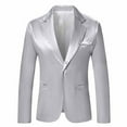 thumbnail image 2 of WXLWZYWL Mens Casual Blazers Sport Coat Slim Fit Suit Blazer Jacket Two Button Lightweight for Casual Business, 2 of 5