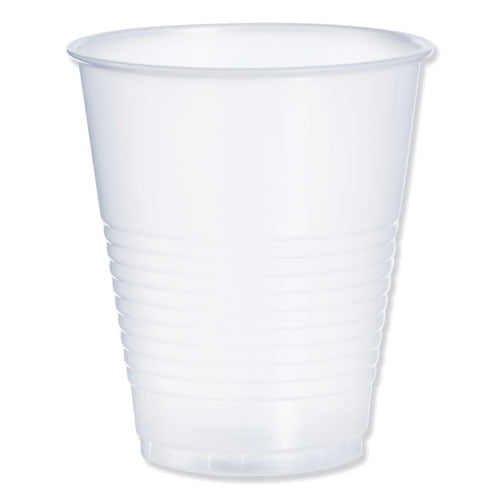 Dart High-Impact Polystyrene Squat Cold Cups, 12 oz, Translucent, 50/Pack, Each