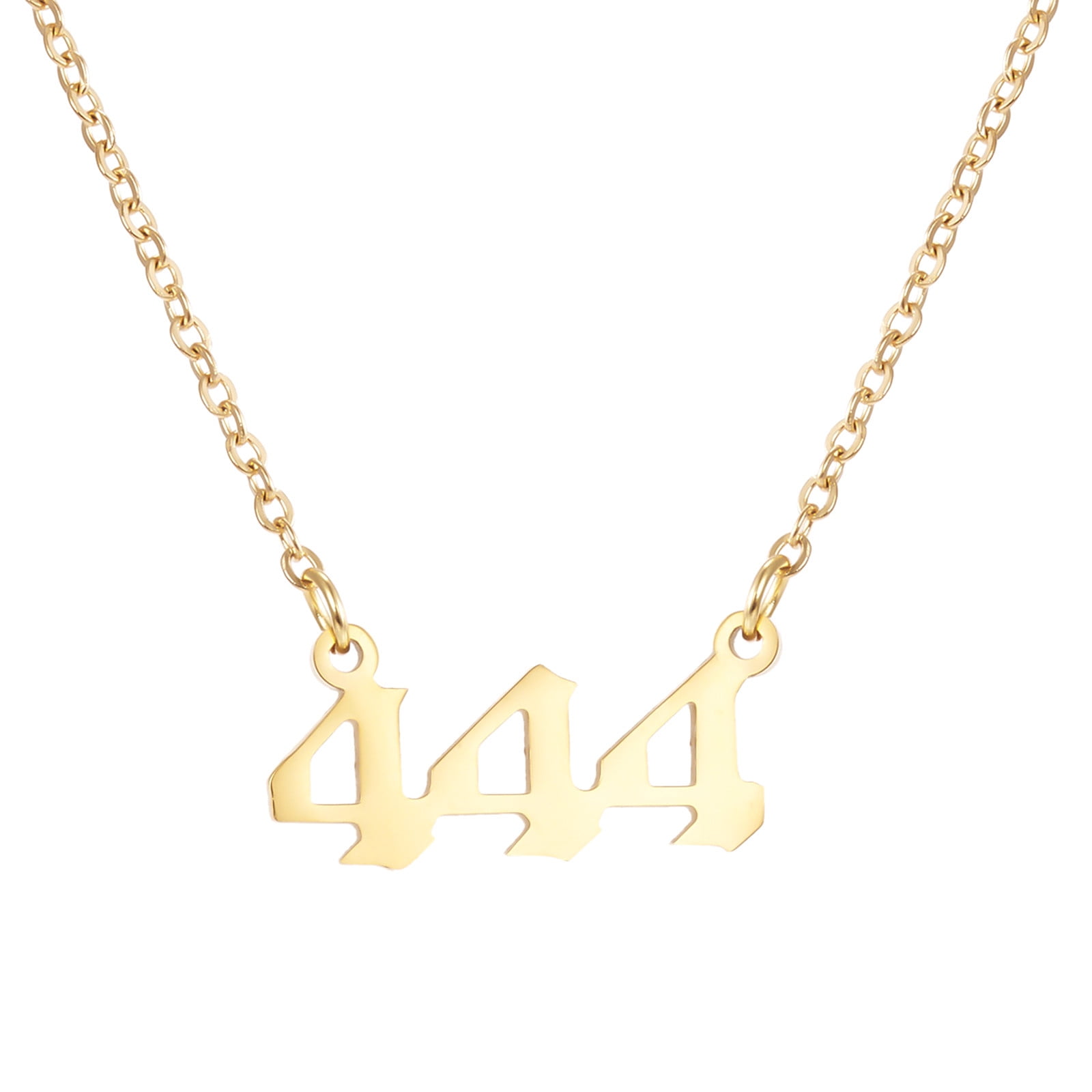 Jewelry On Clearance Couple Fashion Classic Gold Number Necklace Accessories Clavicle Pendant Necklace Gold 4 Walmart