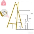thumbnail image 6 of 57" Gold Easel Stand for Sign, Heavy Duty Easel, 4-Tier AdjustableArt Easel for Painting, Wedding Sign Art, Posters, Pictures Welcome Signs, 6 of 7