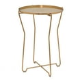 thumbnail image 2 of Three Hands Metal 16.5 in. Round End Table, 2 of 4