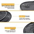 thumbnail image 3 of Rear Window Sunshade 44*36cm 1 Pair Rear Window Sun Shade for Stroller with 99% Sun Protection Against UV Rays and Heat - Fits All Cars, 3 of 4