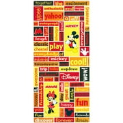 Disney Stickers/Borders Packaged - Mickey Phrases