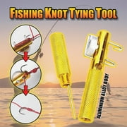 WQQZJJ Outdoor Fun Gifts Deals,Outdoor Sport,Practical Knot Line Tying Knotting Tool Manual Portable Fast Fishing Supplies,Summer Savings Clearance