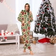 thumbnail image 7 of FORMRS Onesies Pajama for Adults Unisex Hoodie Winter Jumpsuit One Piece Sleepwear, Sizes S-2XL, Christmas Plaid Pattern, 7 of 7