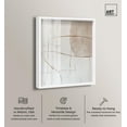 thumbnail image 2 of Meandering Grace IV Shadowbox Print Minimalist Decor by Art Remedy, White Frame, 16 x 20, 2 of 6
