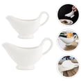 thumbnail image 3 of 2Pcs Gravy Boats Gravy Sauce Boats Condiment Boats Saucier Boats with Handle, 3 of 9