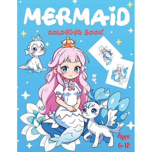 Mermaİd Colorİng Book, (Paperback)