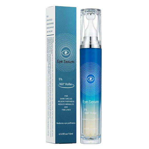 Anti Aging Eye Serum and Under Eye Roller Cream with 360° Massage Ball Roll Y ни A0K3