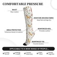 thumbnail image 3 of Lsque Cute Little Animals Pattern Sport Compression Socks for Men & Women 15-20 mmHg Knee High Nurse Pregnant Running Medical and Travel Athletic, 3 of 6