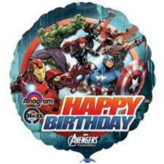 18" AVENGERS ANIMATED BIRTHDAY Balloon Party Supplies Decorations Foil Mylar Balloon