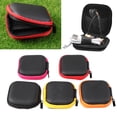thumbnail image 4 of GOOHOCHY Estuche de almacenamiento portátil cuadrado con cremallera, 5 unidades, organizador de artículos diversos para auriculares, cable USB y cargador (colores surtidos)., 4 of 8