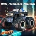 thumbnail image 4 of LOHEER 1:16 Remote Control Cars , Waterproof 4WD RC Monster Truck Toys Gifts for Kids Adults, 4 of 10