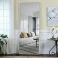 thumbnail image 4 of 22" x 65" Modern Full Length Mirror Floor Standing Mirror for Living Room, Gray, 4 of 8