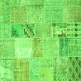 thumbnail image 1 of Ahgly Company Indoor Square Patchwork Green Transitional Area Rugs, 8' Square, 1 of 1
