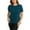 Teal, variant on Womens' Lace Top (White, Medium)