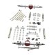 thumbnail image 2 of Accesorios para coches RC Kits de montaje delantero y trasero Actualización de chasis Modificado 1:12 Plata, 2 of 9