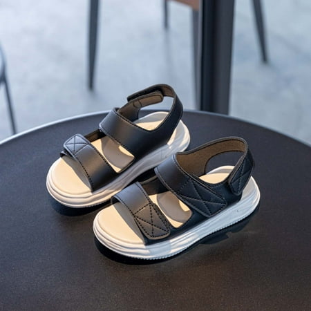 

QISIWOLE Summer Middle And Big Children Girls Boys Beach Shoes Soft Sole Toe Crash Sandals Roman Sandals kids clothes
