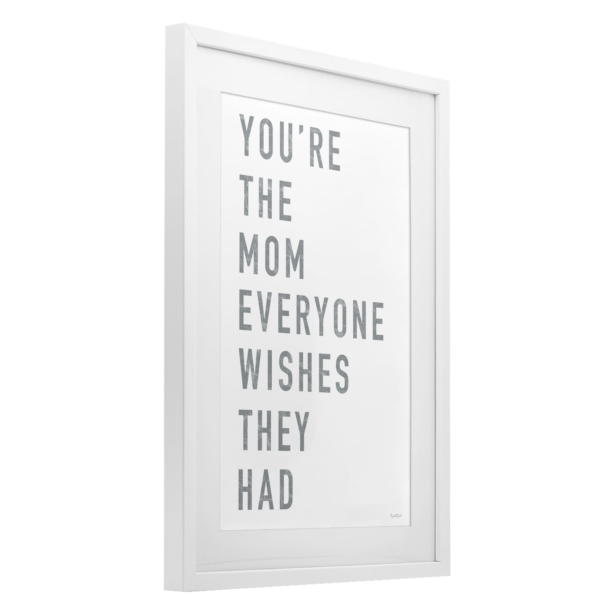 Stupell Industries Mother Appreciation Quote White Framed Print Under Glass, design by Elizabeth Tyndall