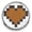 Brown, variant on Choose Color | Pixel Heart Snap Jewelry Ginger Charm Button, For Interchangeable DIY Customizable Accessories