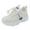 White, variant on newwalpole Kids Slip-On Sneakers for Boys & Girls | Wide Tennis Shoes with Arch Support for Running Walking Pink for Size 2.5