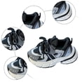 thumbnail image 7 of NIEWTR Toddler Shoes Boys Girls Shoes Kids Tennis Breathable Running Athletic Sport Sneakers Children Athletic Sport Tennis Walking Shoes(A-Black,6), 7 of 7