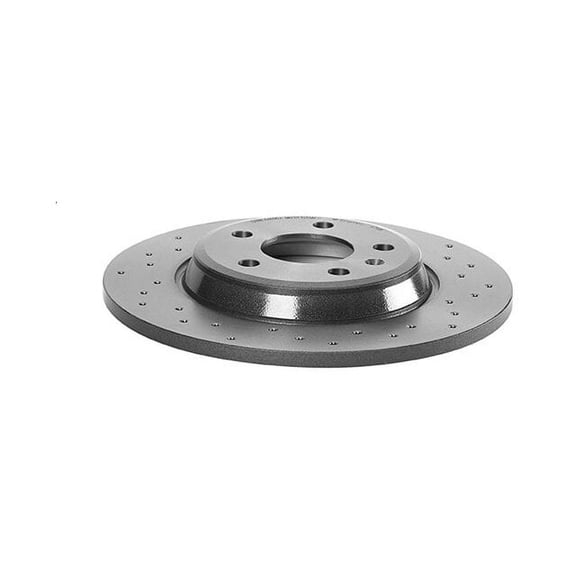 Rear Brake Rotor - Compatible with 2009 - 2016 Audi Q5 2.0L 4-Cylinder 2010 2011 2012 2013 2014 2015