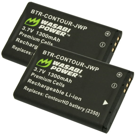 Wasabi Power Battery (2-Pack) for Contour 2350, C010410K and ContourHD, ContourGPS, Contour , Contour 2