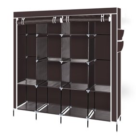 Zimtown Closet Wardrobe Portable Clothes Storage Organizer With