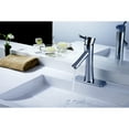 thumbnail image 3 of Saga Series Single Hole Single-Handle Low-Arc Bathroom Faucet in Polished Chrome, 3 of 5