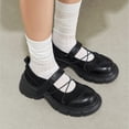 thumbnail image 2 of Women Platform Mary Jane Shoes Round Toe Strap Chunky Casual Comfort Dress Shoes, 2 of 5
