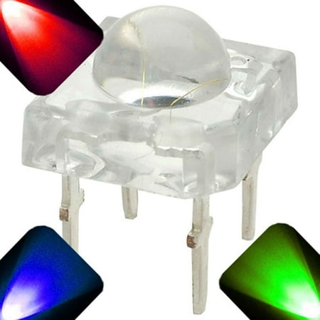 

5mm Super Bright Piranha LED - RGB - Common Anode (Pack of 20)