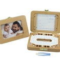 thumbnail image 1 of Caja de dientes de leche Casa dental de madera Niños Gota de dientes de leche, 1 of 8